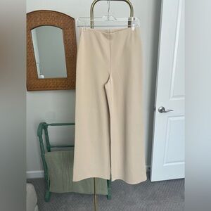 H&M Cream Wide Leg Dress Pants - S
